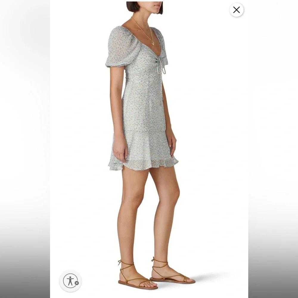 Louna Blue Daisy Dress, RTR - Picture 2 of 6